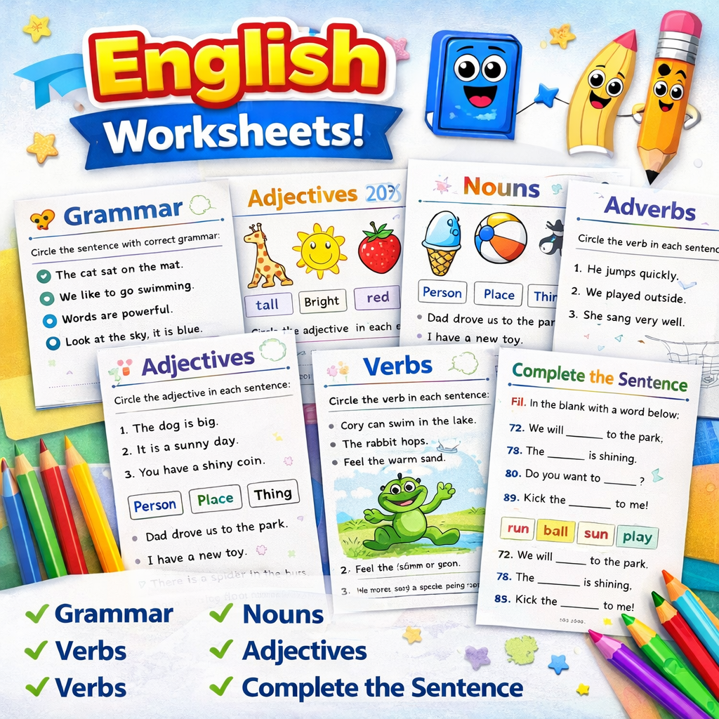 3500 printable worksheets math phonics grammar